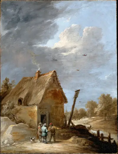 Cesta u chalupy, David Teniers The Younger