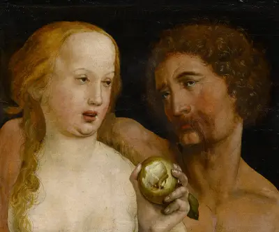 Adam und Eva von Hans Holbein The Younger