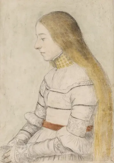Bildnis der Anna Meyer von Hans Holbein The Younger