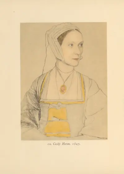 Cecily Heron von Hans Holbein The Younger