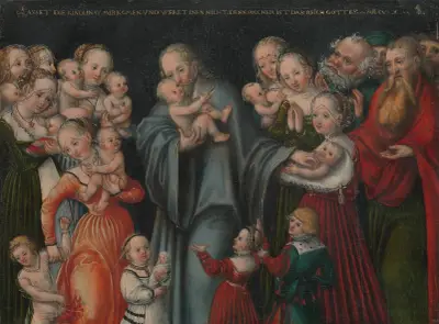 Christ Blessing the Children, Lucas Cranach the Younger