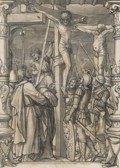 Christus am Kreuz von Hans Holbein The Younger