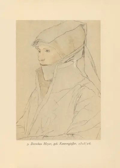 Dorothea Meyer, geb. Kannengießer von Hans Holbein The Younger