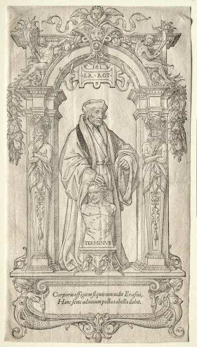 Erasmus of Rotterdam, 1520 von Hans Holbein The Younger