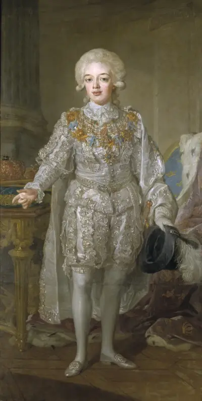Gustav IV Adolf jako dítě, Lorens Pasch the Younger