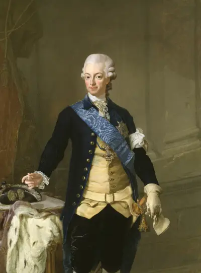King Gustav III of Sweden av Lorens Pasch the Younger