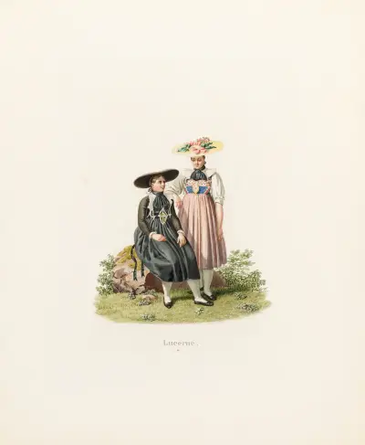 Lucerne, 1824 – nr 2 av Gabriel Lory the Younger