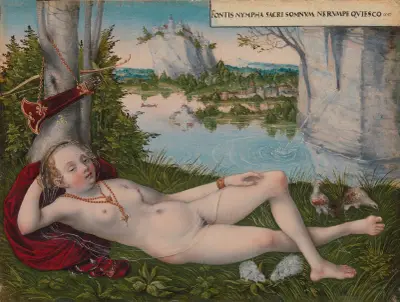Nymph of the Spring, Lucas Cranach the Younger