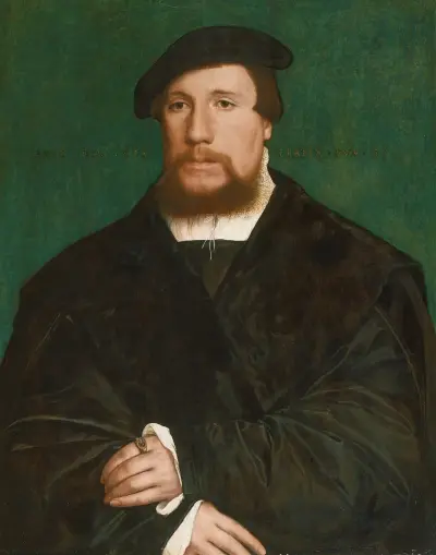 Porträt eines hanseatischen Kaufmanns von Hans Holbein The Younger