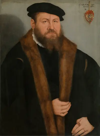 Portrait of a Man av Lucas Cranach the Younger