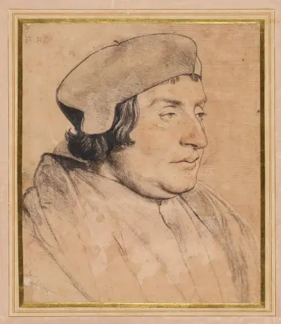Bildnis eines Gelehrten oder Geistlichen von Hans Holbein The Younger