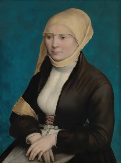 Bildnis einer Frau aus Süddeutschland von Hans Holbein The Younger