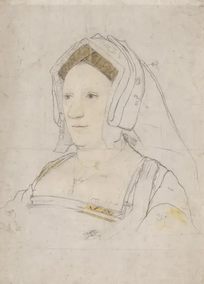 Bildnis einer unbekannten Engländerin von Hans Holbein The Younger