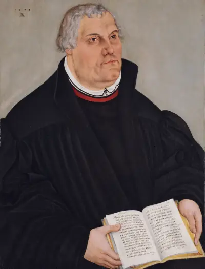 Portrait of Martin Luther, 1559, Lucas Cranach the Younger