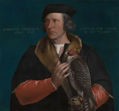 Bildnis des Robert Cheseman von Hans Holbein The Younger