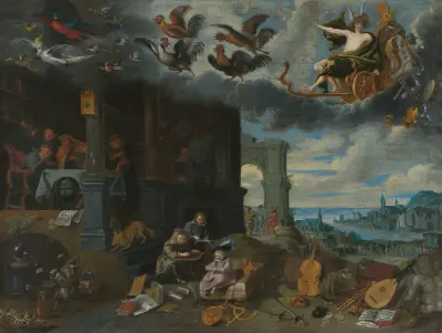 The Children of the Planet Mercury av Jan Brueghel the Younger