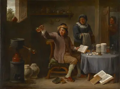 Konzultace, David Teniers The Younger