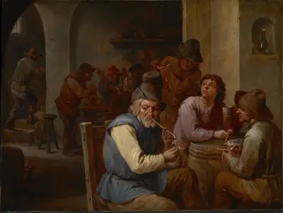 Venkovská krčma, David Teniers The Younger