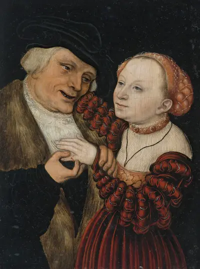 The Ill-Matched Lovers, Lucas Cranach the Younger