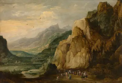 The Miraculous Rescue of Maximilian of Austria av Frans Francken the Younger