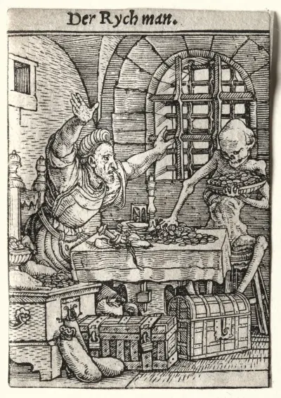 Der Geizhals von Hans Holbein The Younger