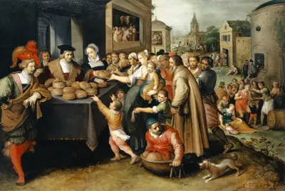 The Seven Works Of Mercy av Frans Francken the Younger
