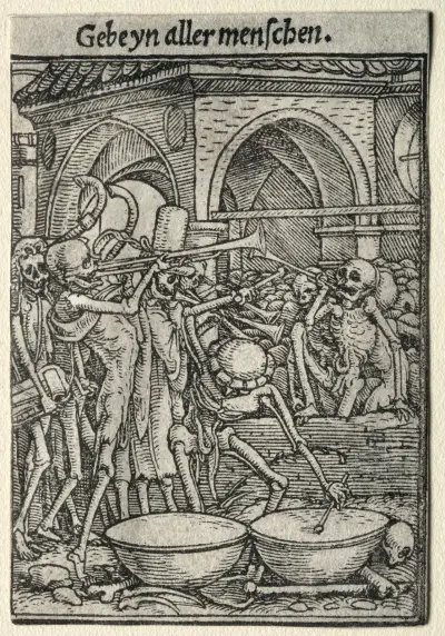 The Trumpeters of Death av Hans Holbein The Younger