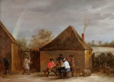 Vesnická scéna, David Teniers The Younger