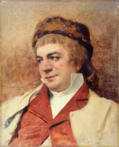 Portrait de Frédéric Fèbvre (1835-1916), sociétaire de la Comédie-Française von Théobald Chartran