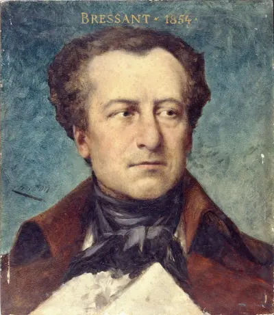 Portrait de Jean-Baptiste Bressant (1815-1886), sociétaire de la Comédie-Française von Théobald Chartran