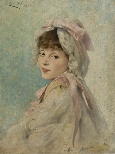 Portrait Of Gabrielle Réjane As A Young Actress von Théobald Chartran