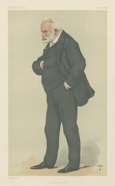 Vanity Fair; Literary; ‘A French Poet’, Victor Hugo, September 20, 1879 von Théobald Chartran