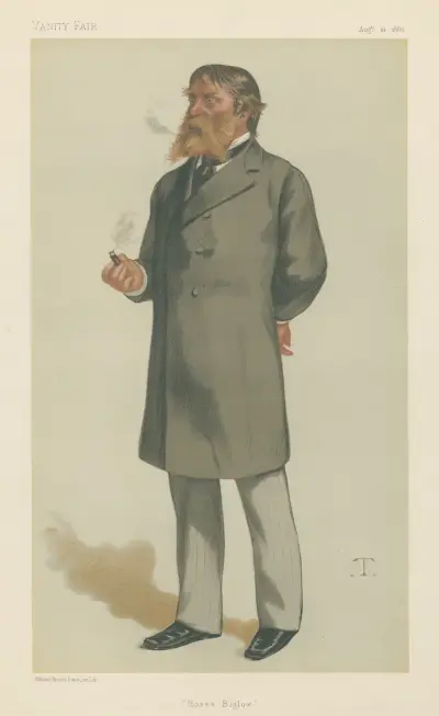 Vanity Fair; Literary; ‘Hosea Beglow’, James Russell Lowell, August 21, 1880 von Théobald Chartran