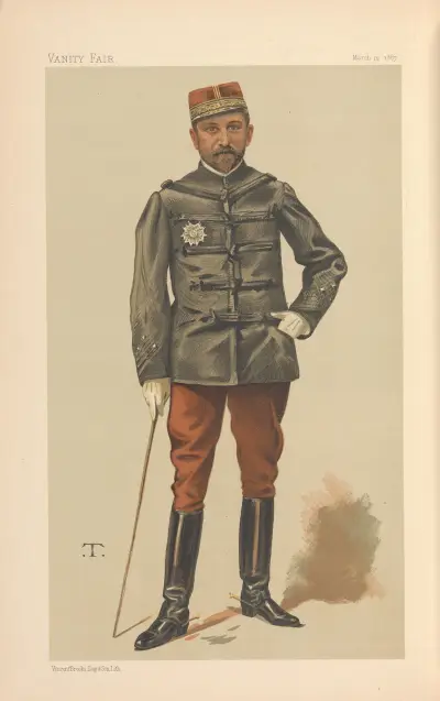 Vanity Fair; Military and Navy; ‘La Revanche’, General Georges Boulanger, March 12, 1887 von Théobald Chartran