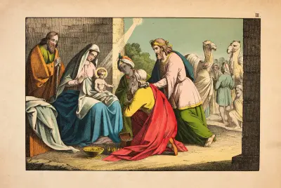 The Adoration of the Magi av Theodor Eckardt