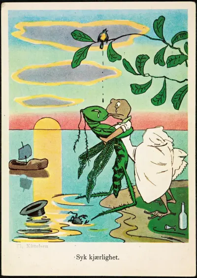 Syk kjærlighet (Sick love), Theodor Kittelsen