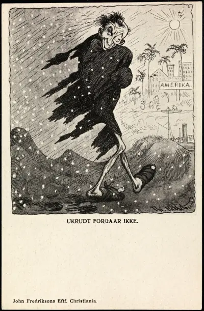 Ukrudt forgaar ikke, Theodor Kittelsen