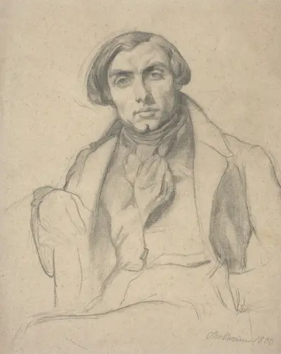 Auguste Ottin av Théodore Chassériau