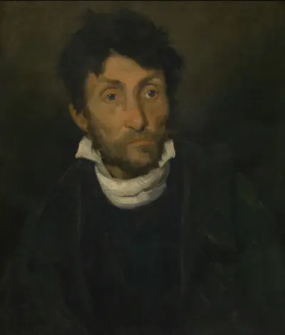 Portrait of a Kleptomaniac av Théodore Géricault