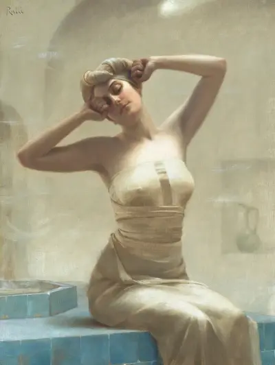 At the bath av Theodoros Ralli