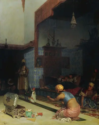 Marionettes In The Harem av Theodoros Ralli