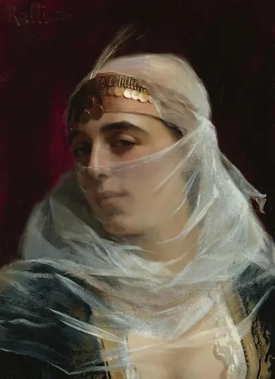 Turkish Woman av Theodoros Ralli