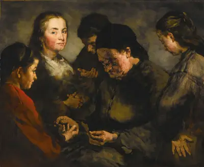 La Diseuse De Bonne Aventure av Théodule Ribot
