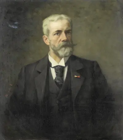 Frederik Daniël Otto Obreen (1840–96). Dyrektor generalny Rijksmuseum w Amsterdamie, Thérèse Schwartze