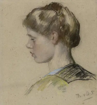 Portret młodej kobiety, Thérèse Schwartze