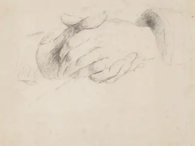 Dwie splecione dłonie, Thérèse Schwartze