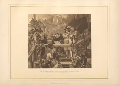 The Marquis of Montrose at the Place of Execution – E. M. Ward av Thomas Archer