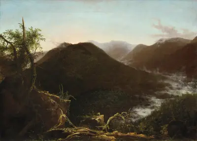 Sunrise in the Catskills av Thomas Cole
