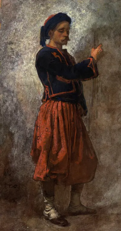 A Zouave av Thomas Couture