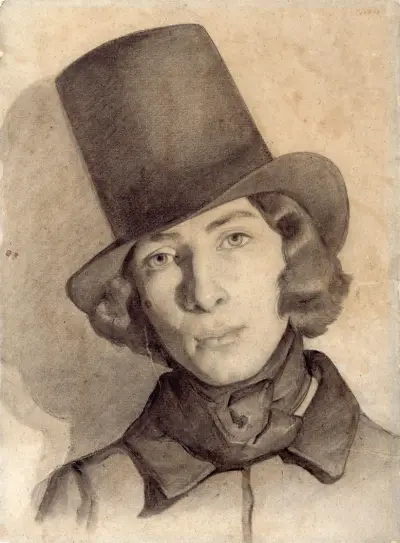 Portrait de Maurice Sand av Thomas Couture